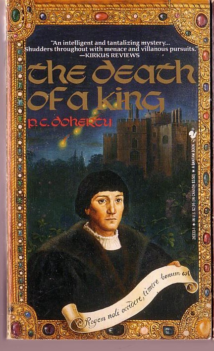 P.C. Doherty  THE DEATH OF A KING front book cover image