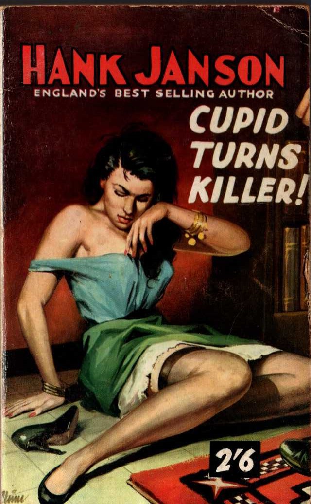 Hank Janson  CUPID TURNS KILLER! front book cover image