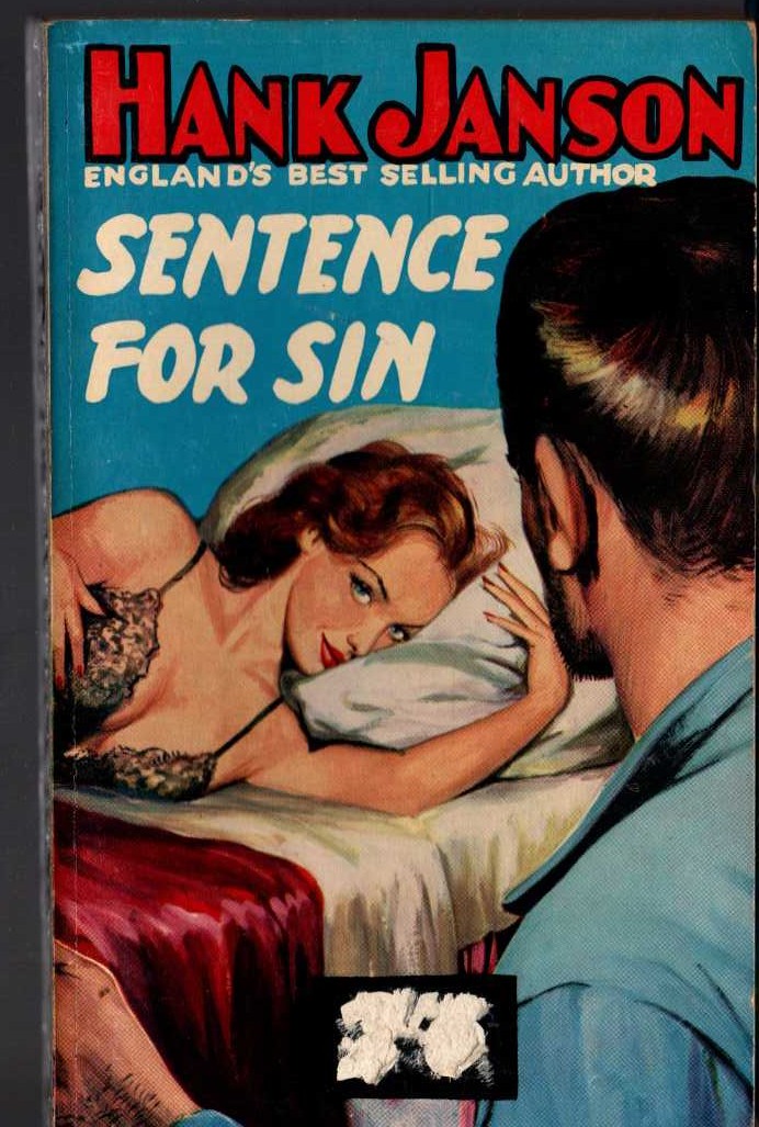 Hank Janson  SENTENCE FOR SIN front book cover image