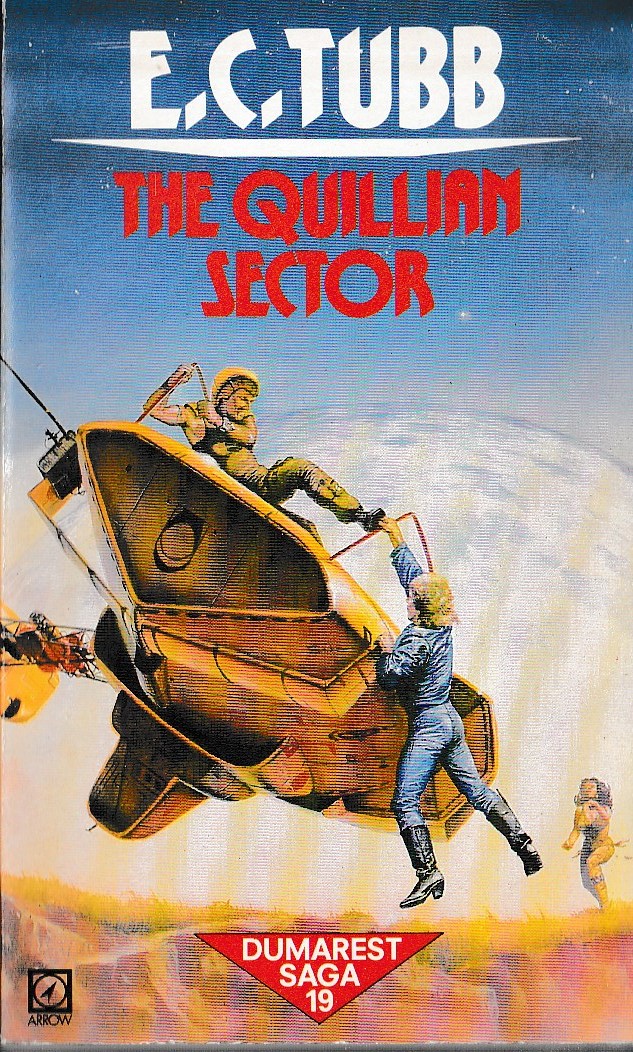 E.C. Tubb  THE QUILLIAN SECTOR front book cover image