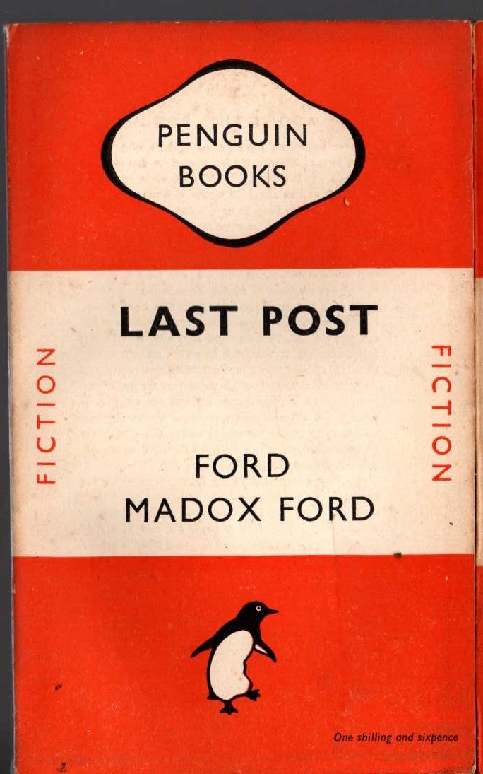 Ford Madox Ford  LAST POST front book cover image