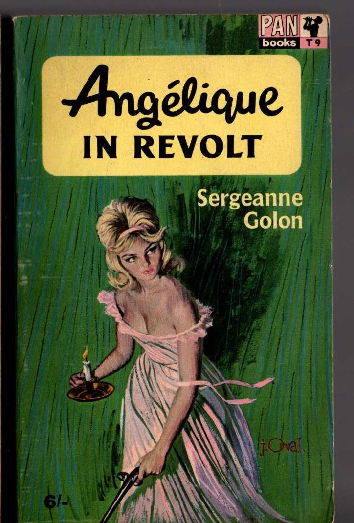 Sergeanne Golon  ANGELIQUE IN REVOLT front book cover image