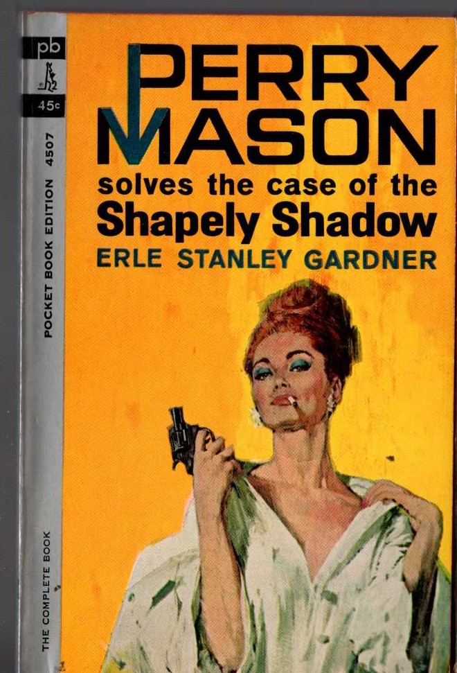 Erle Stanley Gardner  THE CASE OF THE SHAPELY SHADOW front book cover image