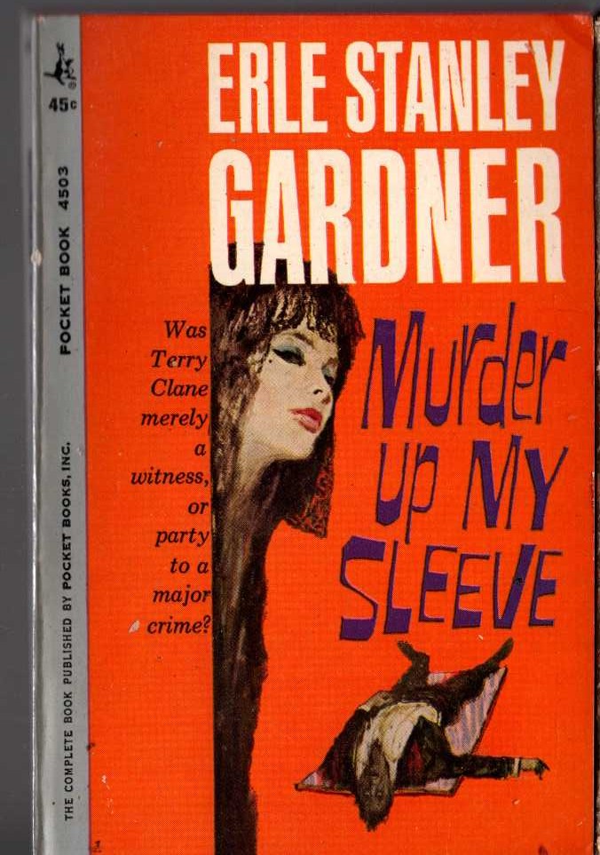 Erle Stanley Gardner  MURDER UP MY SLEEVE front book cover image