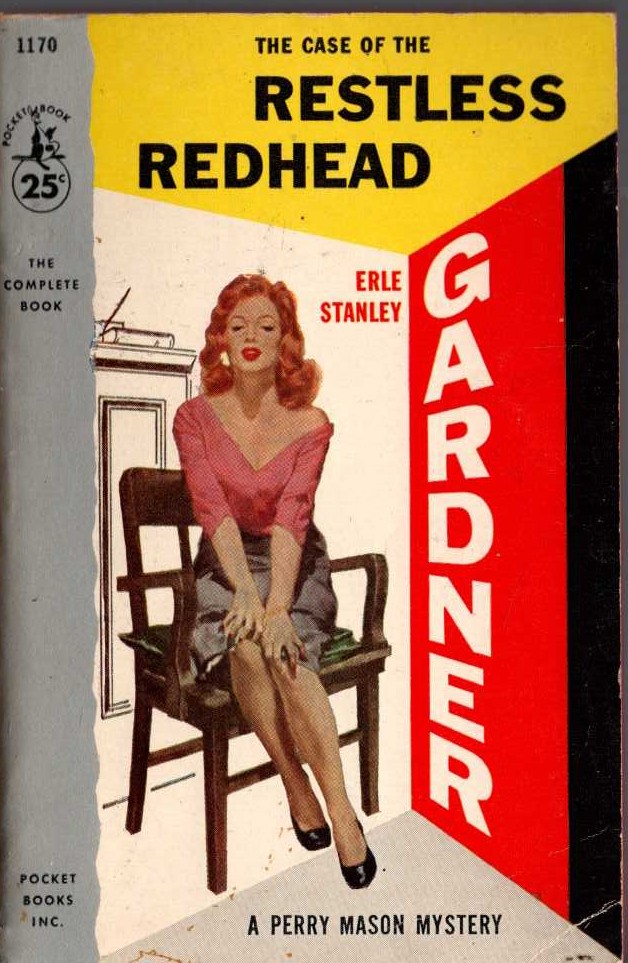 Erle Stanley Gardner  THE CASE OF THE RESTLESS REDHEAD front book cover image