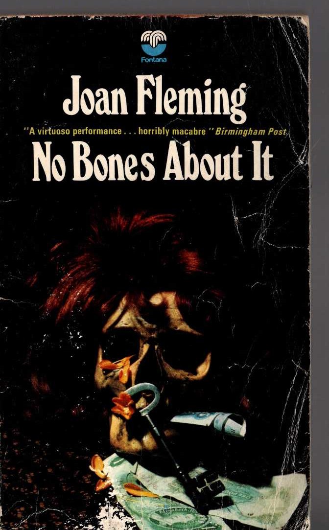 Joan Fleming  NO BONES ABOUT IT front book cover image