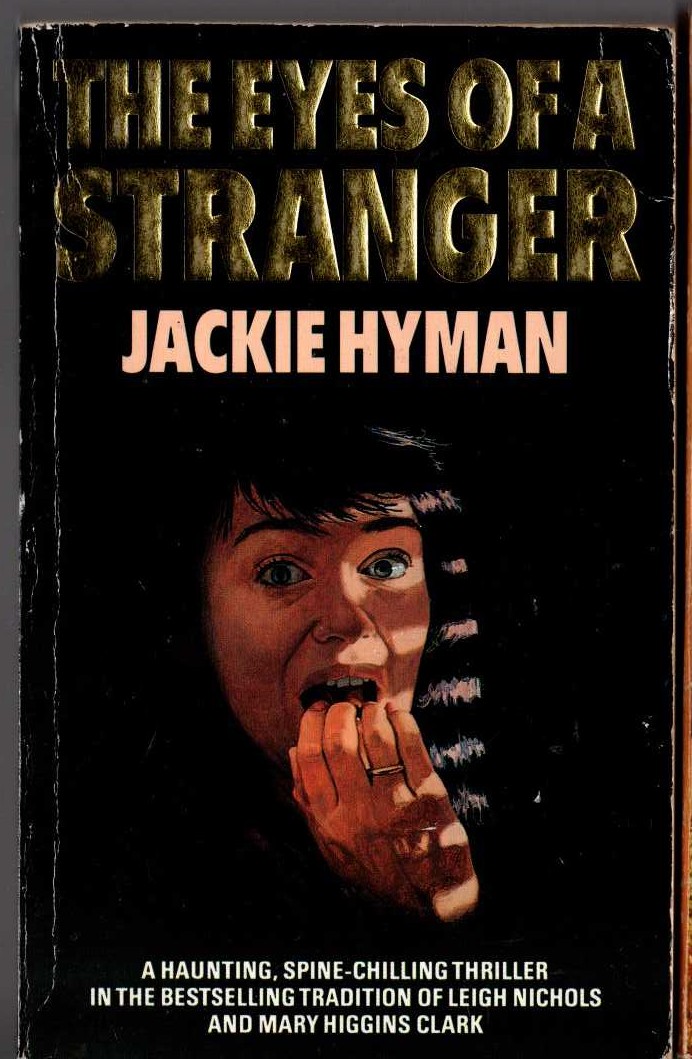 Jackie Hyman  THE EYES OF A STRANGER front book cover image