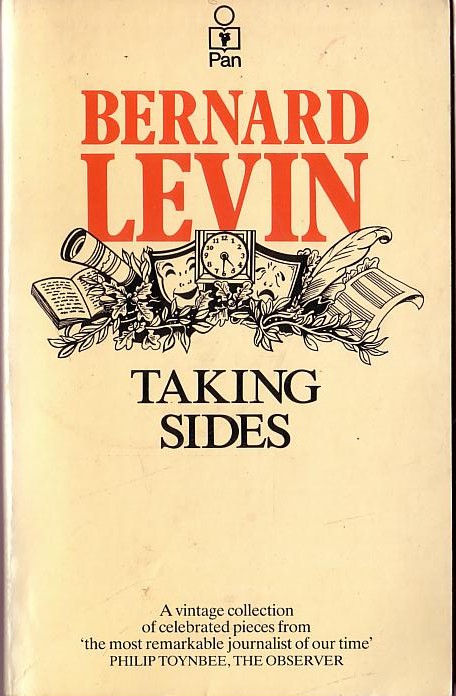 Bernard Levin  TAKING SIDES front book cover image