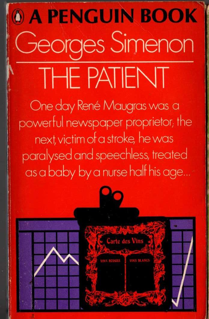 Georges Simenon  THE PATIENT front book cover image