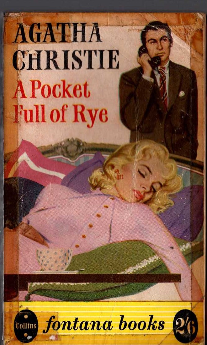 Agatha Christie  A POCKET FULL OF RYE front book cover image