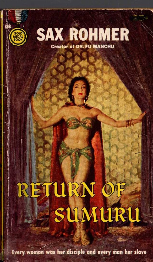 Sax Rohmer  RETURN OF SUMURU front book cover image