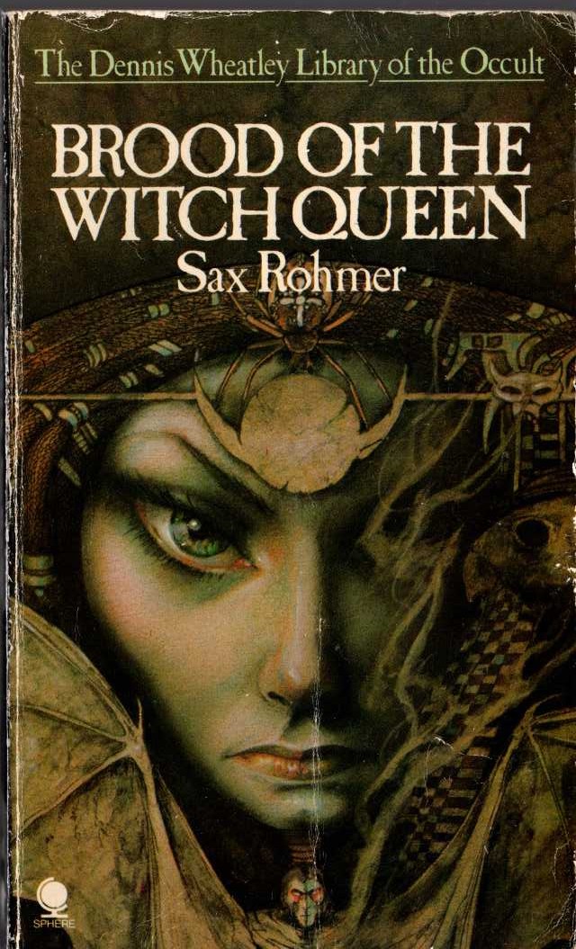 Sax Rohmer  BROOD OF THE WITCH QUEEN (Occult) front book cover image