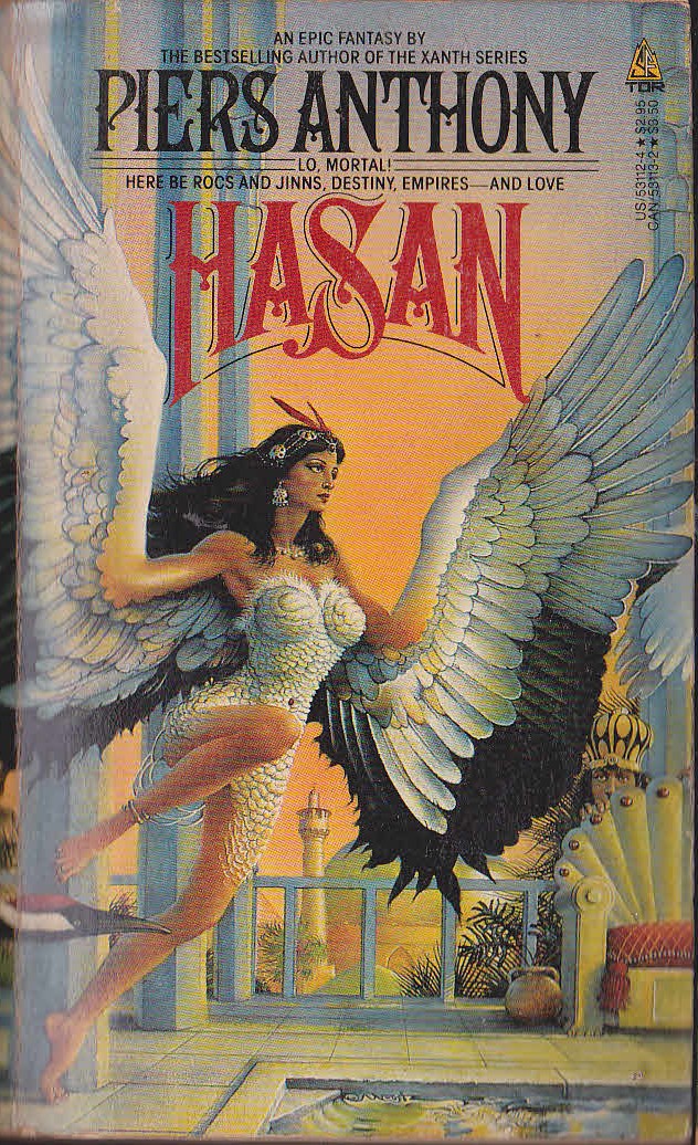 Piers Anthony  HASAN front book cover image