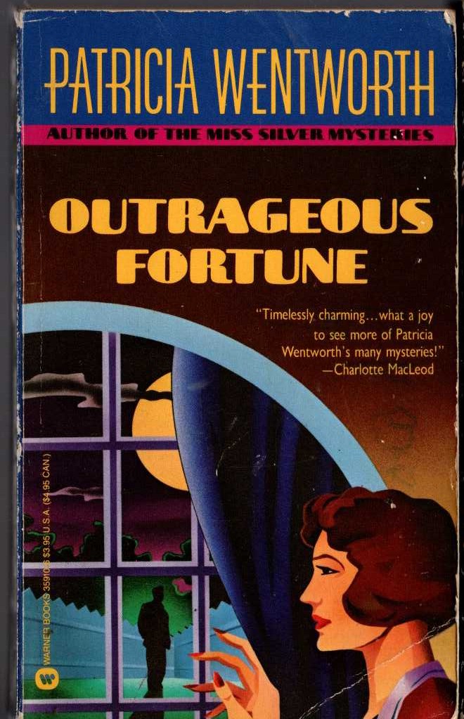 Patricia Wentworth  OUTRAGEOUS FORTUNE front book cover image