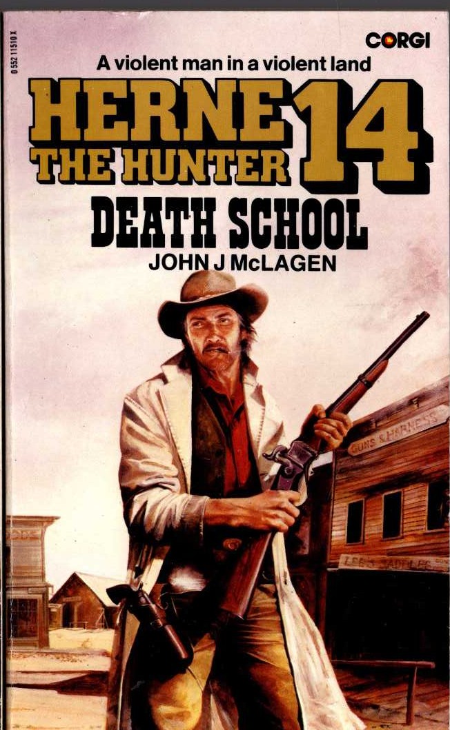 John McLaglen  HERNE THE HUNTER 14: DEATH SCHOOL front book cover image