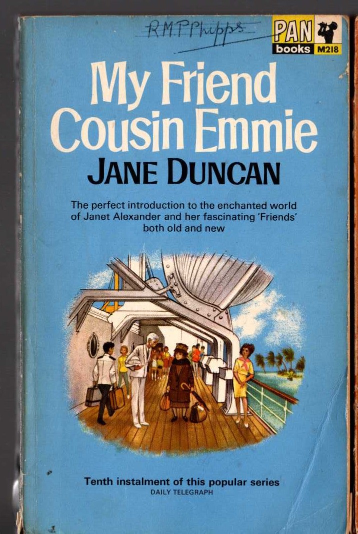 Jane Duncan  MY FRIEND COUSIN EMMIE front book cover image