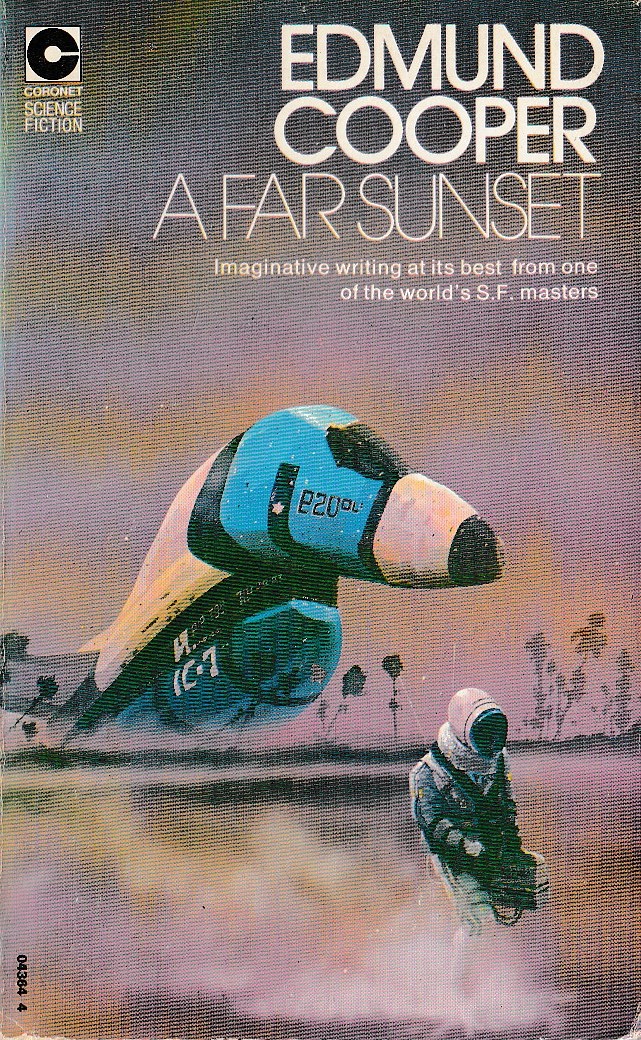 Edmund Cooper  A FAR SUNSET front book cover image