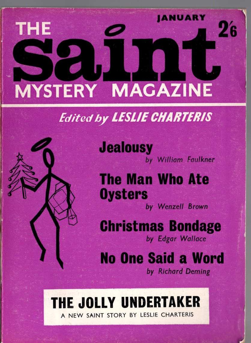 Leslie Charteris (edits) THE SAINT MYSTERY MAGAZINE. January 1963 front book cover image