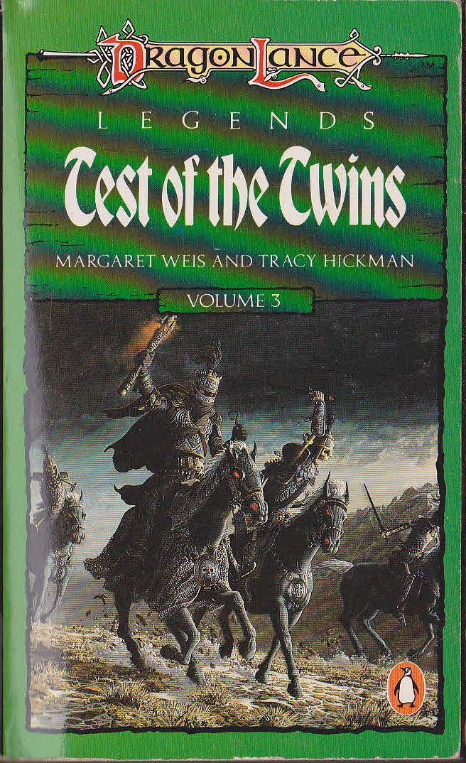 DRAGONLANCE LEGENDS 3: TEST OF THE TWINS front book cover image