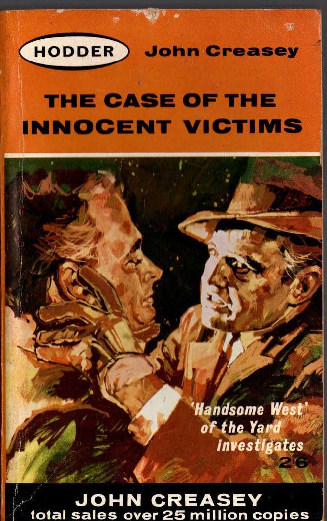 John Creasey  THE CASE OF THE INNOCENT VICTIMS (Roger West) front book cover image