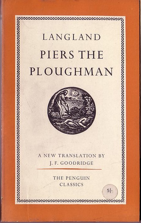 William Langland  PIERS THE PLOUGHMAN front book cover image