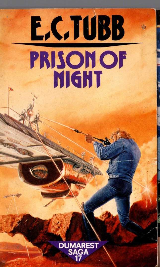 E.C. Tubb  PRISON OF NIGHT front book cover image