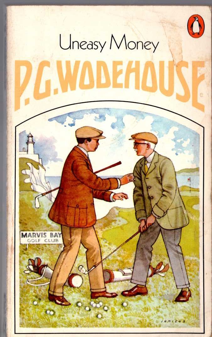 P.G. Wodehouse  UNEASY MONEY front book cover image