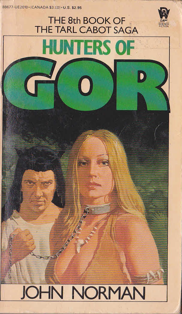 John Norman  HUNTERS OF GOR front book cover image