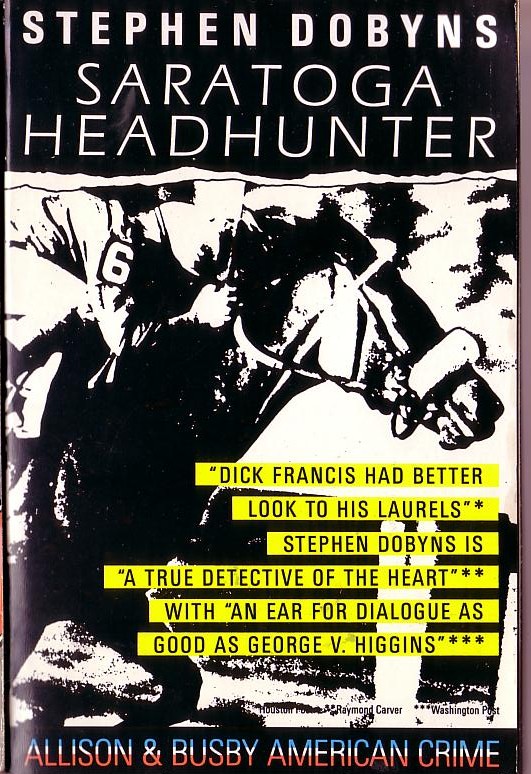 Stephen Dobyns  SARATOGA HEADHUNTER front book cover image