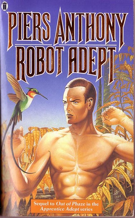 Piers Anthony  ROBOT ADEPT front book cover image