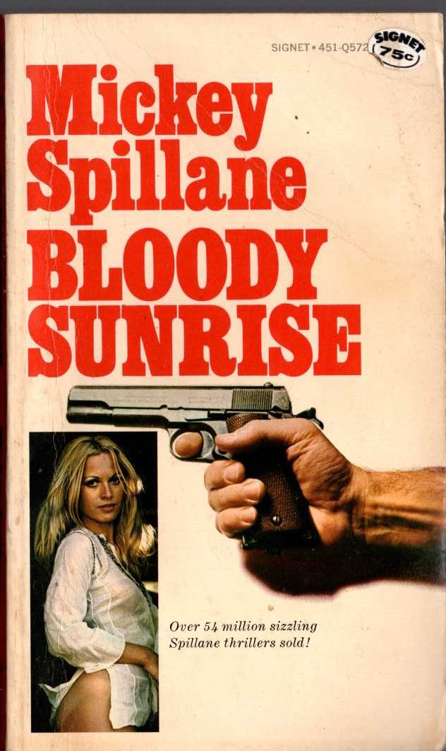 Mickey Spillane  BLOODY SUNRISE front book cover image