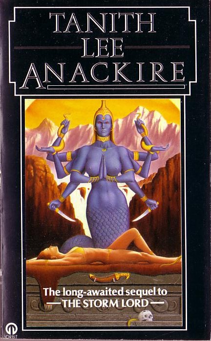 Tanith Lee  ANACKIRE front book cover image