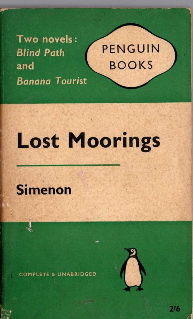 Georges Simenon  LOST MOORINGS front book cover image