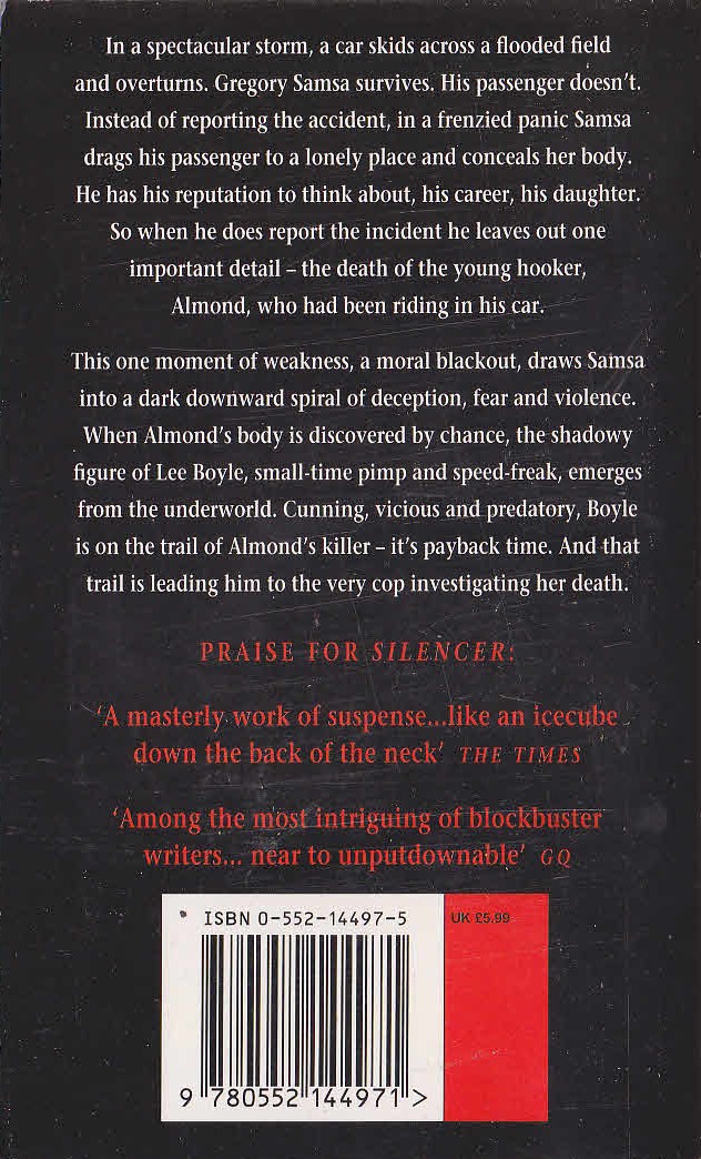 Campbell Armstrong BLACKOUT book cover scans