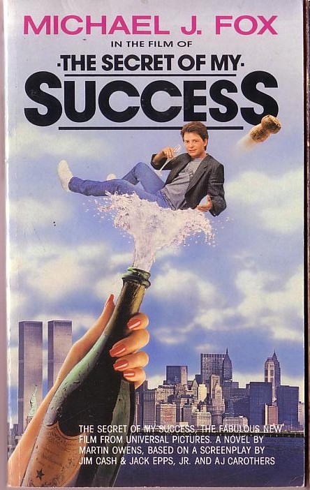 Martin Owens THE SECRET OF MY SUCCESS (Michael J.Fox) book cover scans